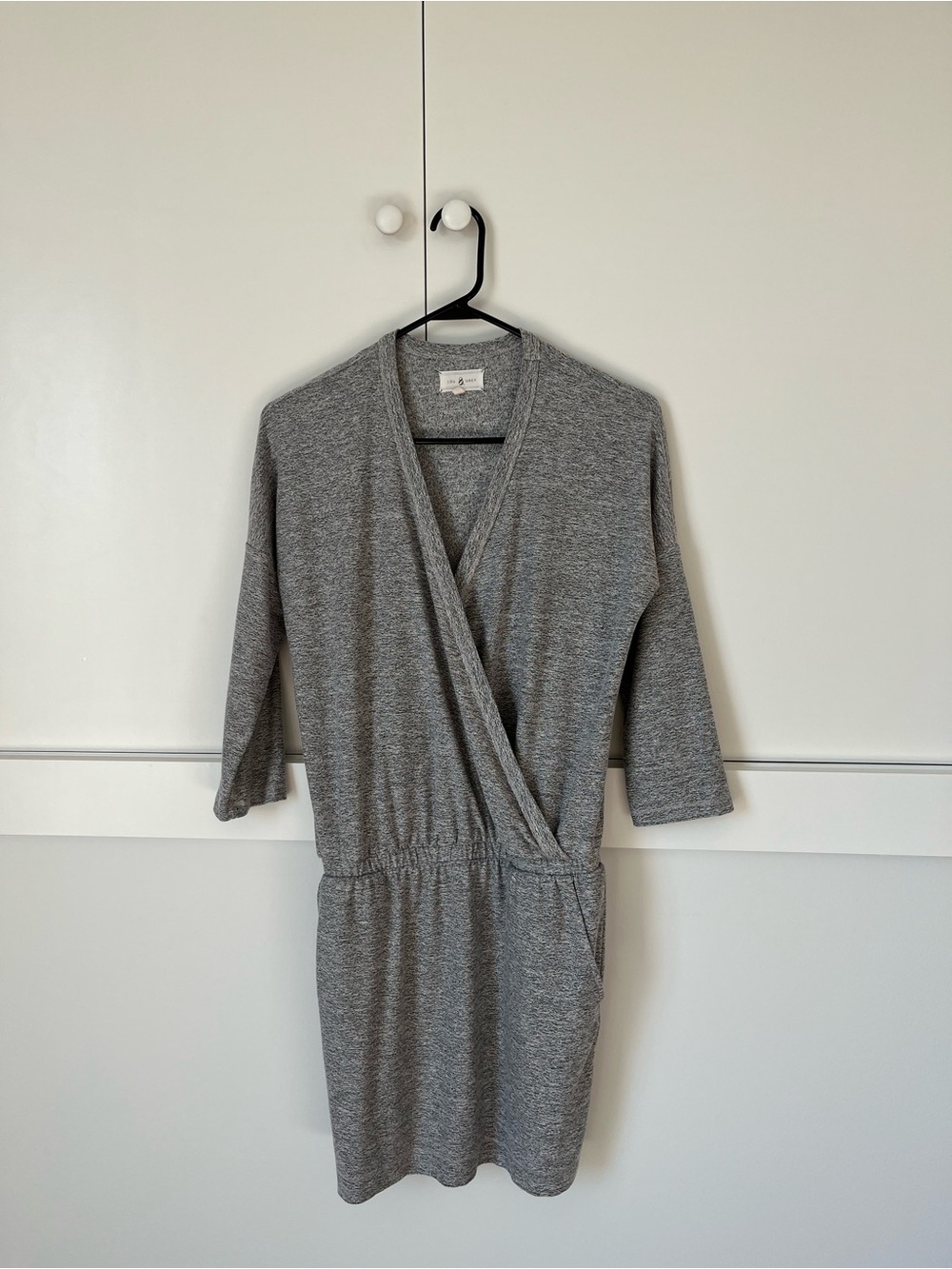 Lou & Grey Heathered Gray Knit dress